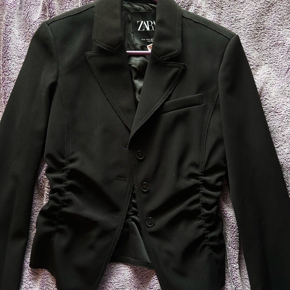 Zara Black Blazer XS NWT